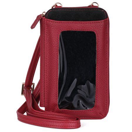 buxton rfid-blocking convertible crossbody bag &|Julia Buxton Pebble RFID Everywhere Crossbody Red.